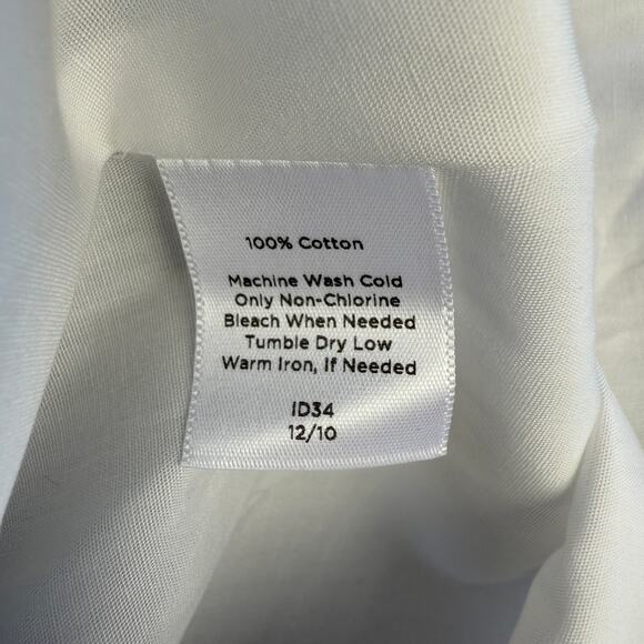 NEW Talbots pleated skirt - olive green - sheer - holiday - cotton - size 10P - Picture 9 of 10